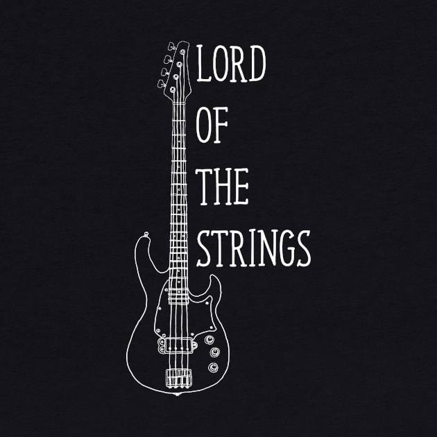 Lord Of The Strings Electric Guitar T Shirt by A_ni_ka_wa